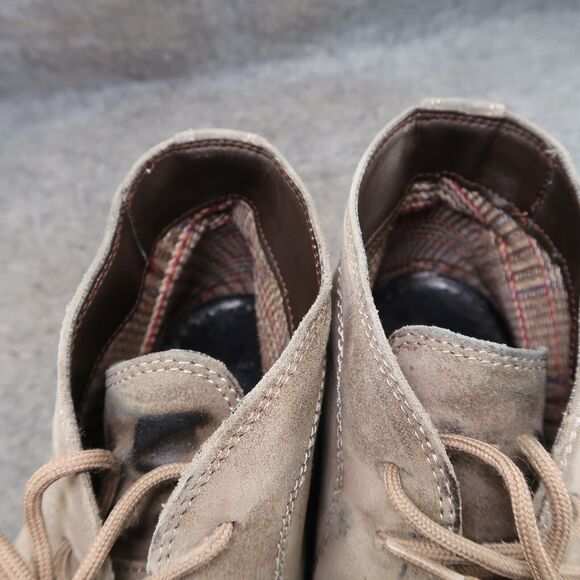 Calibrate Shoes Mens 9 Chukka Boots Leather Classic Lace Up Mid Lifestyle Brown main image 12